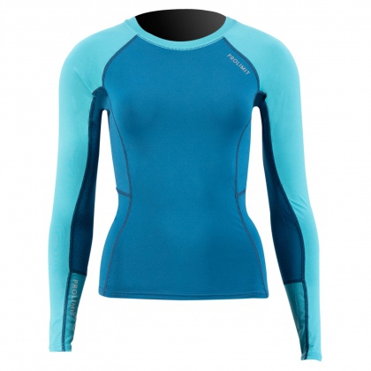 Lycra Prolimit PureGirl Rashguard A Maniche Lunghe Azzurro