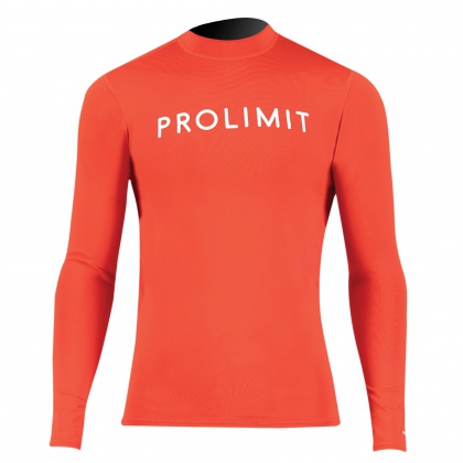 Lycra Prolimit Rashguard Logo A Maniche Lunghe Rosso
