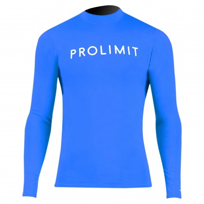 Lycra Prolimit Rashguard Logo A Maniche Lunghe Blu Royale