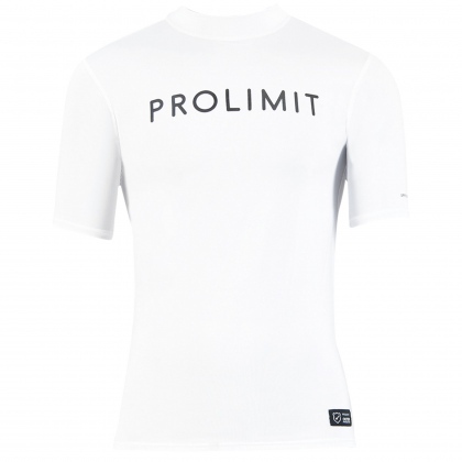 Lycra Prolimit Rashguard Logo a Maniche Corte Bianco