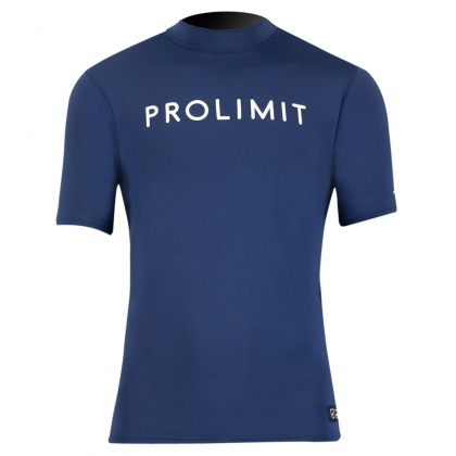 Lycra Prolimit Rashguard Logo a Maniche Corte Blu Navy