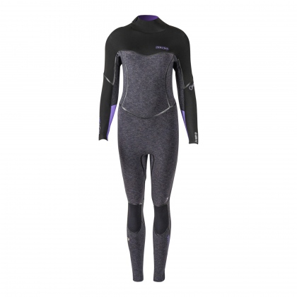 Muta Prolimit Oxygen Steamer Backzip 6/4 TR nero e lavanda