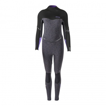 Muta Prolimit Oxygen Steamer Backzip 6/4 TR nero e lavanda