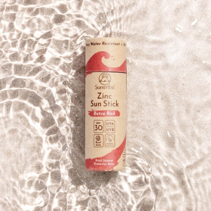 Stick Solare Naturale Minerale Zinco FPS 30 Rosso Retrò Suntribe