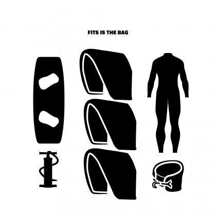 Golf travel light blu